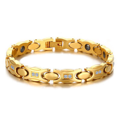 27g Weight Bracelets Classification 1 Piece Quantity Original Design Solid Color 304 Stainless Steel Plating Men'S Bracelets Men's Chain Bracelets