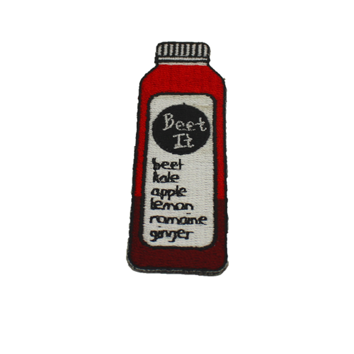 卡通瓶子刺绣章  多种款式新颖  绣花厂刺绣 小批量定制刺绣