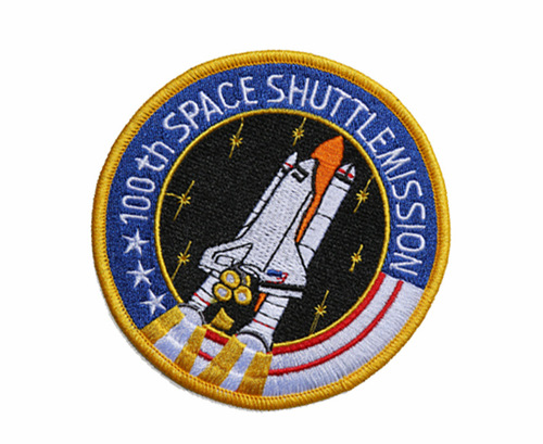 Christmas embroidered NASA Apollo program four-piece set of Velcro armbands