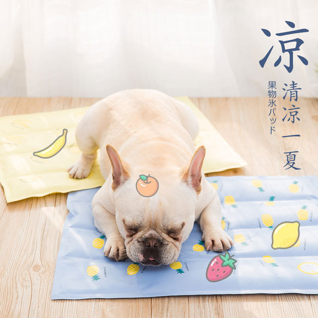 新款宠物冰垫卡通印花狗狗凉席泰迪猫垫子泰迪狗窝垫耐咬夏季用品 
