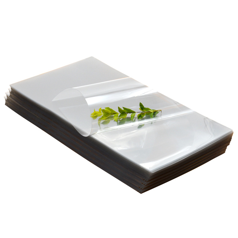 全新透明PET双面防雾材料隔离面罩胶片可模切光片 A4尺寸按客需