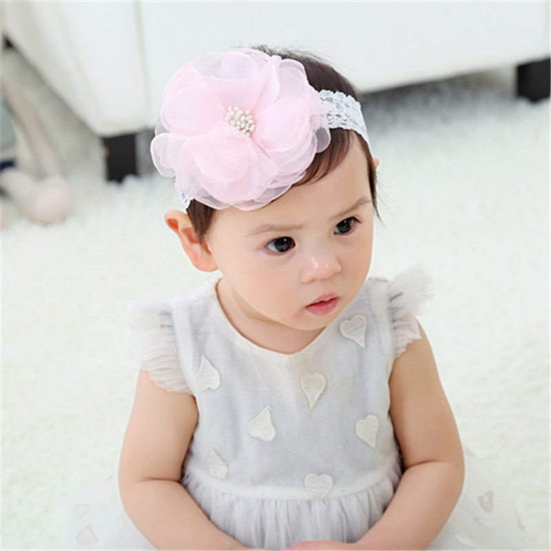 Cute Flower Cloth Hair Band display picture 2