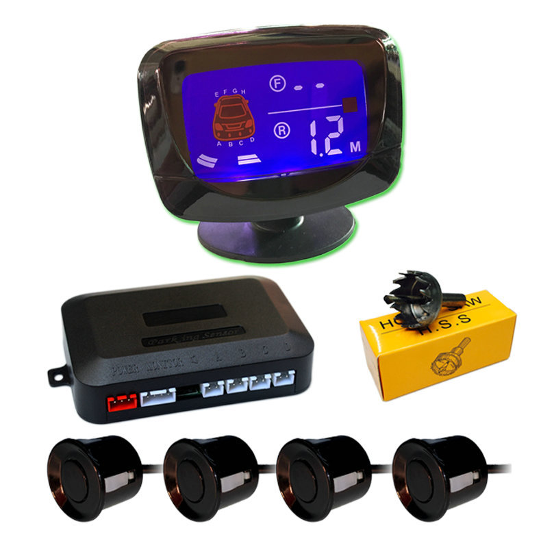 Factory Direct Sales Car Reversing Radar with Buzzer Led Crescent Buzzer 6-Sensor/8-Sensor Radar for Car Rearview
