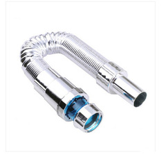Expandable steel wire electroplated anti-odor drain pipe basin anti-odor drain pipe plastic steel wire drain 