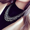 Fashionable decorations, necklace, universal sweater, short chain for key bag , clothing, accessory, pendant, Korean style