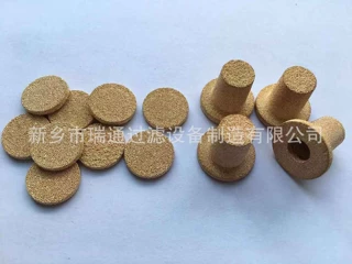 多孔粉末烧结滤芯 铜制烧结金属 烧结铜质虑心