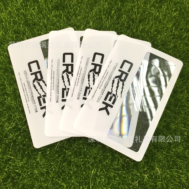 定 制logo印刷 塑料书签儿童放大镜 广告促销赠品 老人放大镜