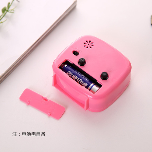 Creative office desktop candy color square alarm clock bedroom bedside clock creative simple reminder alarm clock wholesale