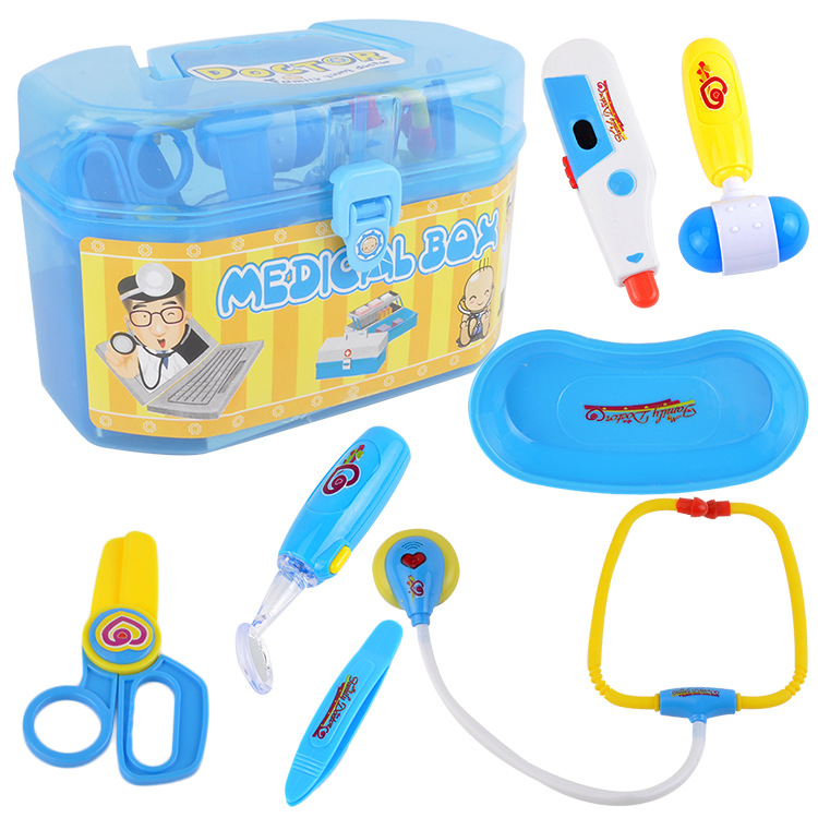 children simulation medical box DOCTOR Box Stethoscope girl Play house doctor Toys wholesale