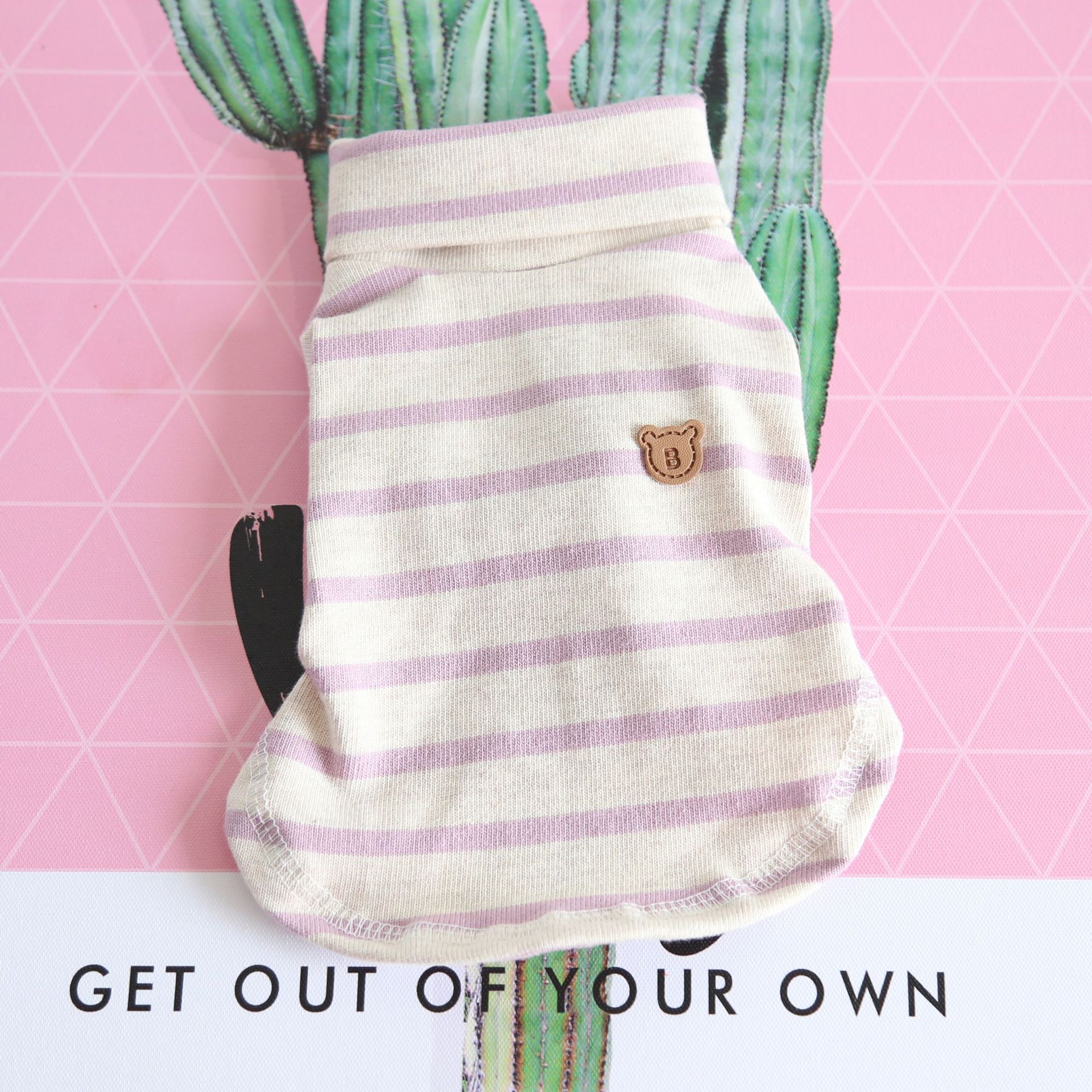 六色翻领打底衫