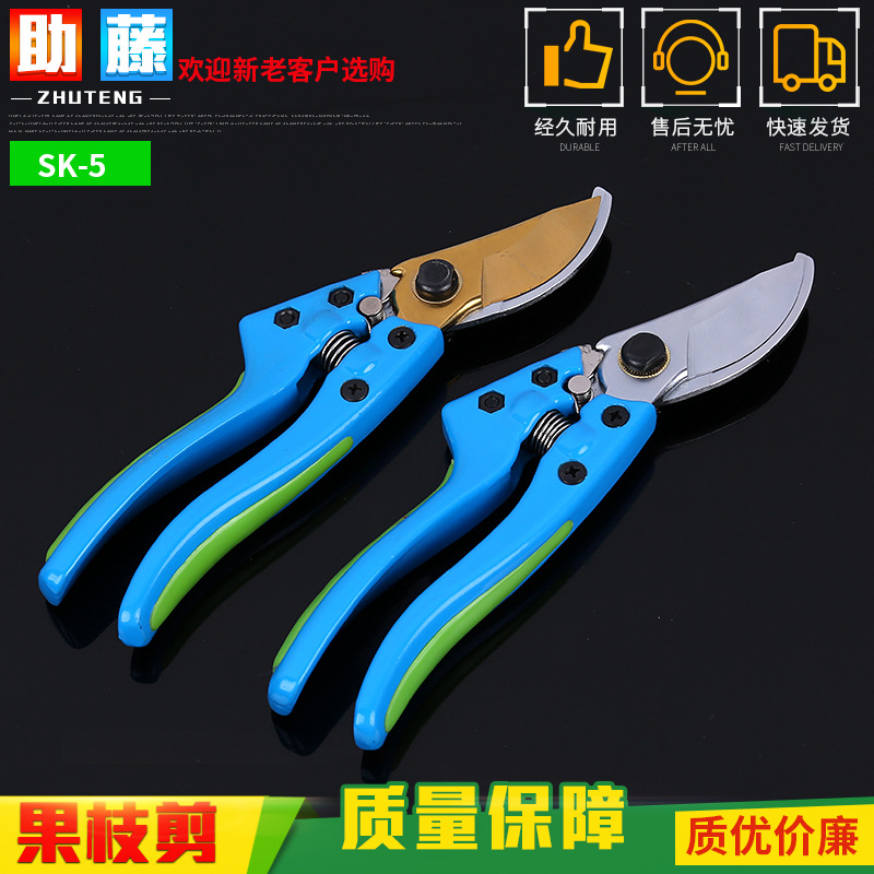厂家直营助藤SK-5果枝剪 园林园艺树枝剪 8寸省力修枝剪园林工具