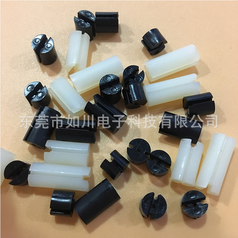 厂家供应双色间隔柱三脚黑白LED间隔柱LED隔高柱F3 F5 3P*6MM