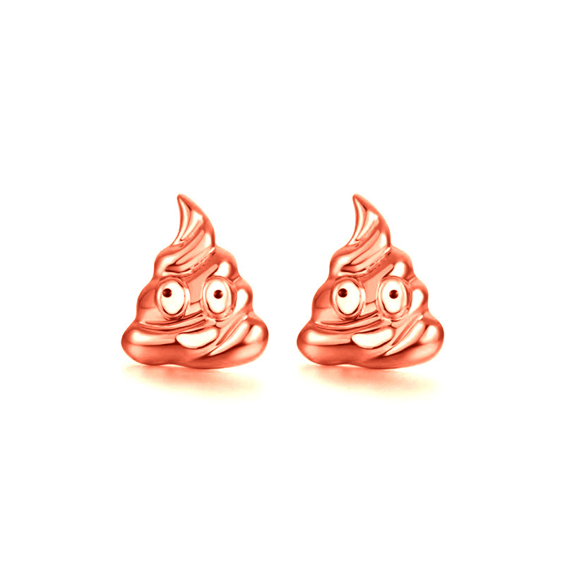 Alliage Huile Dégoulinant Mode Sourire Emoji Chiens Coccinelles Boucles D&#39;oreilles Nihaojewelry display picture 21