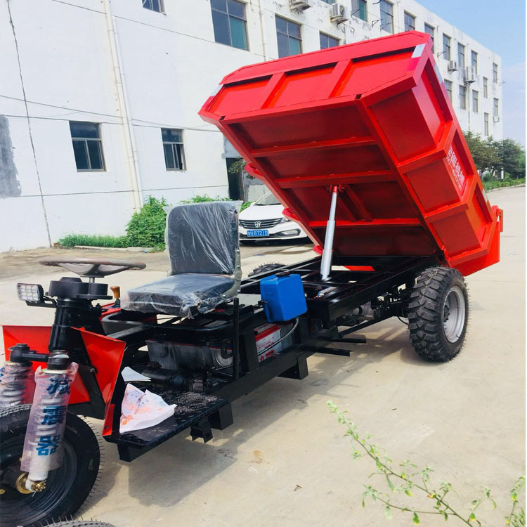 工地三轮车 建筑翻斗三轮车 工程自卸三轮车 矿用柴油三轮车