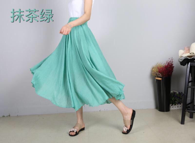 Jupe en Coton et lin - Ref 3441710 Image 9