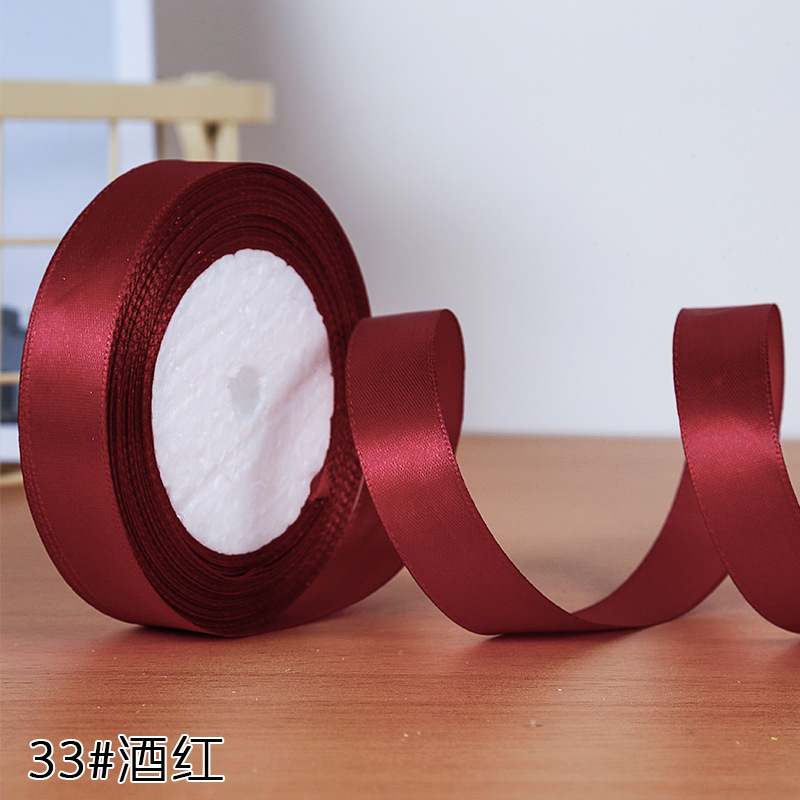 Fábrica al por mayor 2cm cinta hecha a mano cinta de poliéster caja de regalo cinta floral cinta para hornear cinta decorativa