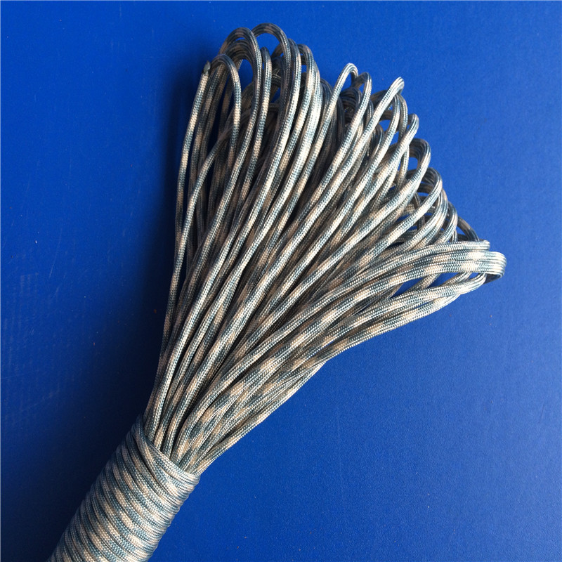 专业生产户外求生工具 高强七芯户外伞绳 尼龙包芯伞绳拉绳