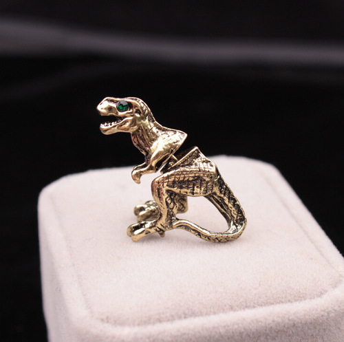 Wholesale jewelry Korean version Harajuku three-dimensional small animal dinosaur fashion personality piercing stud earrings