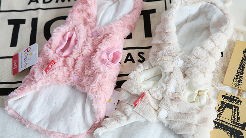 熊耳朵贴布棉服