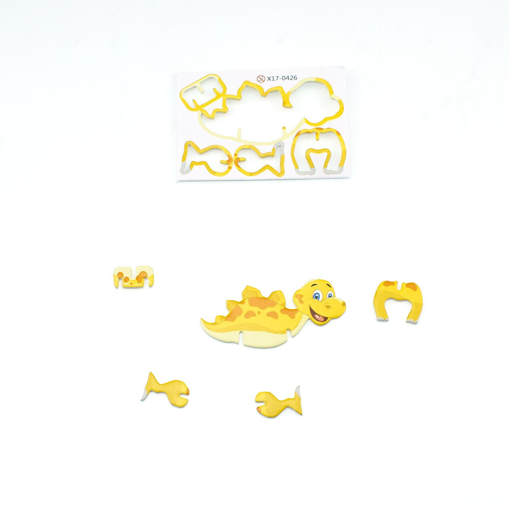Children's Cute Cartoon Dinosaur Shape Three-dimensional Small Puzzle Toy display picture 4