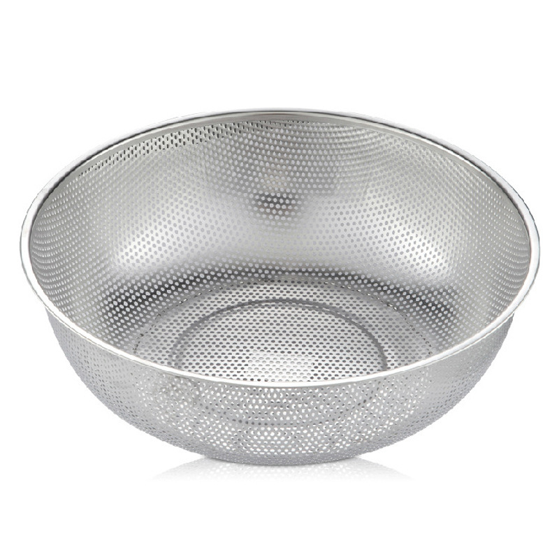 5 from the grant Stainless steel Wash rice sieve Codo Fruits and vegetables Drain Basin 28.5cm