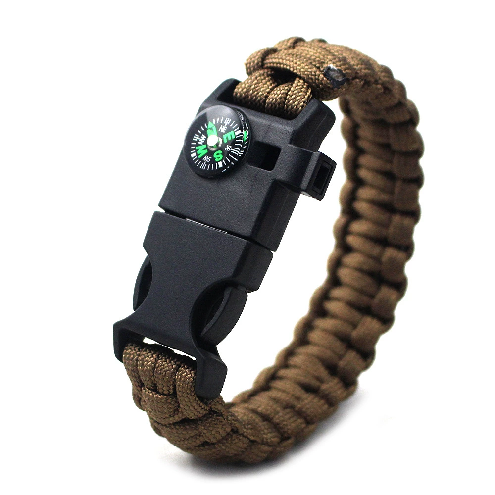 Travel universal bracelet, waterproof lighter, needle