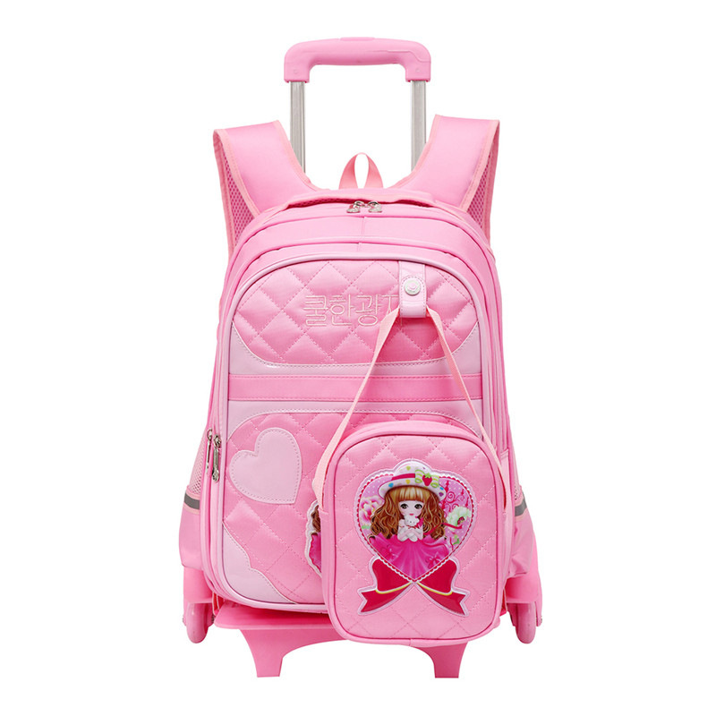 new pattern Korean Edition pupil schoolbag Detachable 6 1-6 grade Trolley bags Children's bags