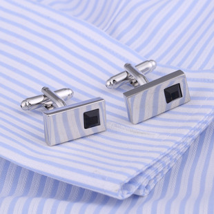 High Quality Cufflinks Black Crystal Sleeve Studs Men French Shirt Cuff Business Buttons cufflink 220