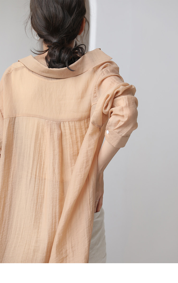 2018夏季新款韩版女士防晒衣百搭长袖衬衫女