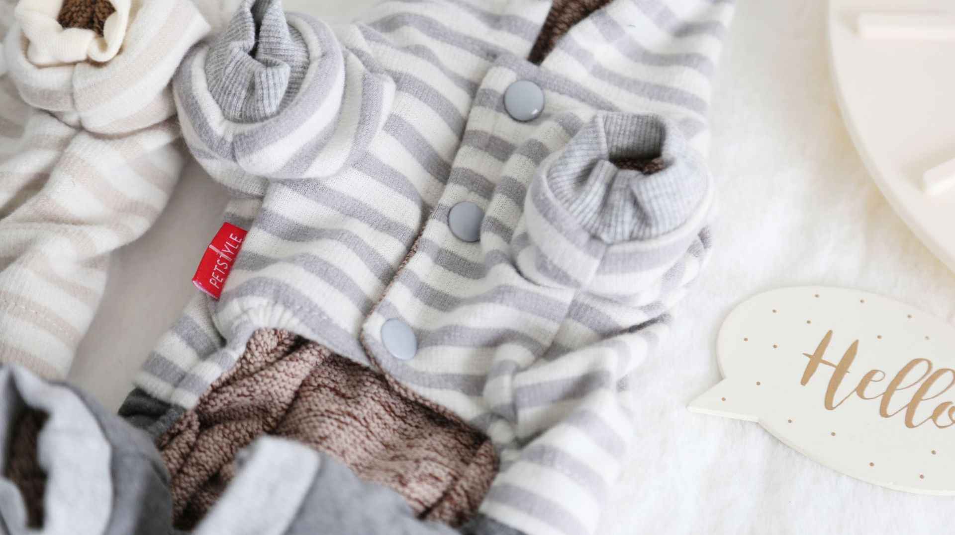 魔术帽条纹四脚衣