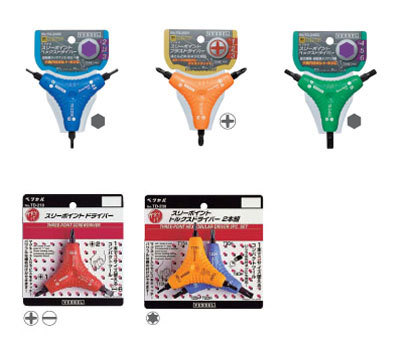 日本威威VESSEL三角起子スリーポイントドライバー TD-210