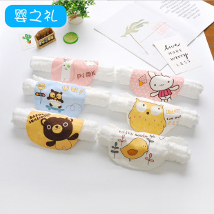 Cotton gauze baby children sweat absorbent towel 6 layers of infant gauze pad back towel sweat towel 25*38