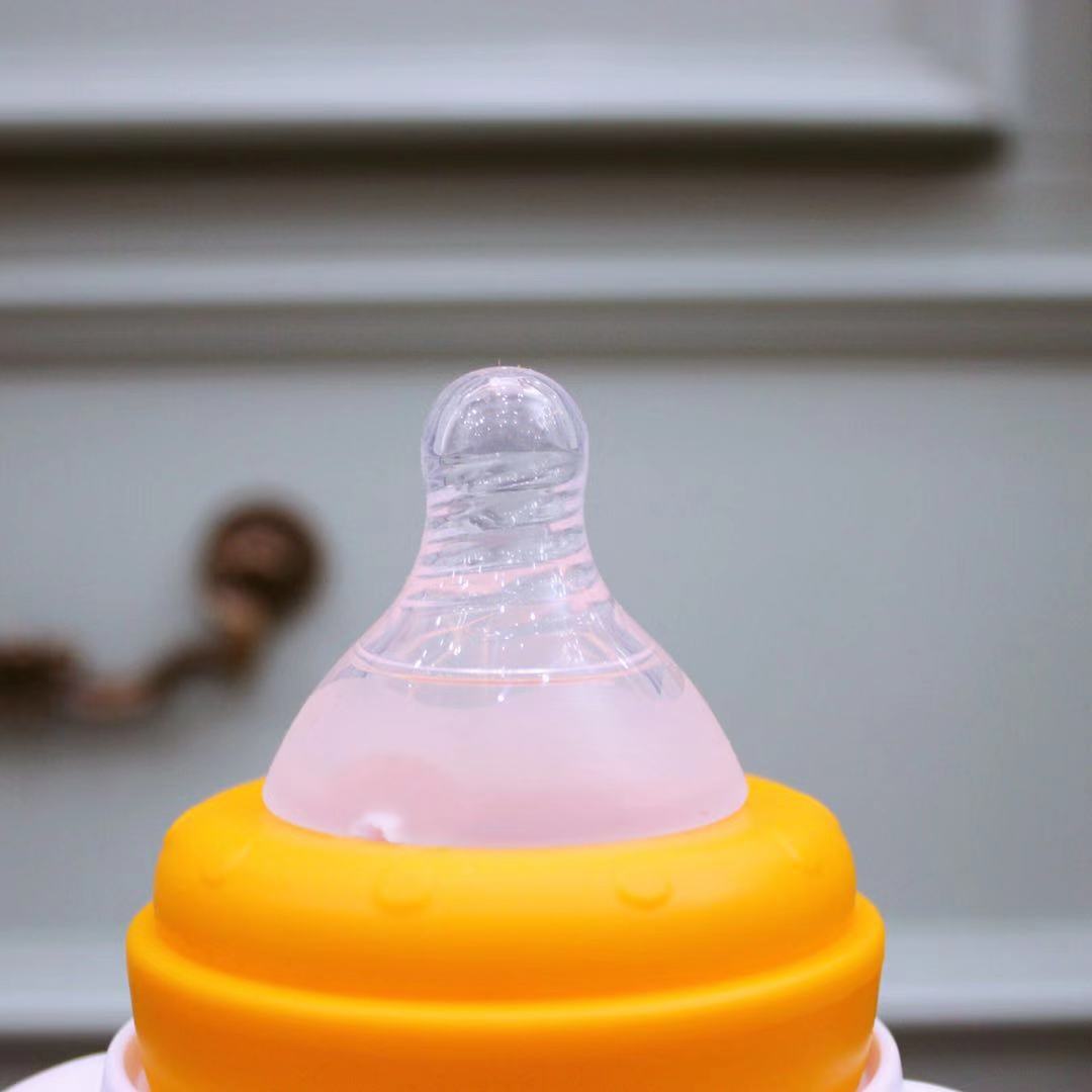 新生儿盒装喂养奶嘴 宽口径通配原装奶嘴婴儿奶瓶奶嘴 单只奶嘴