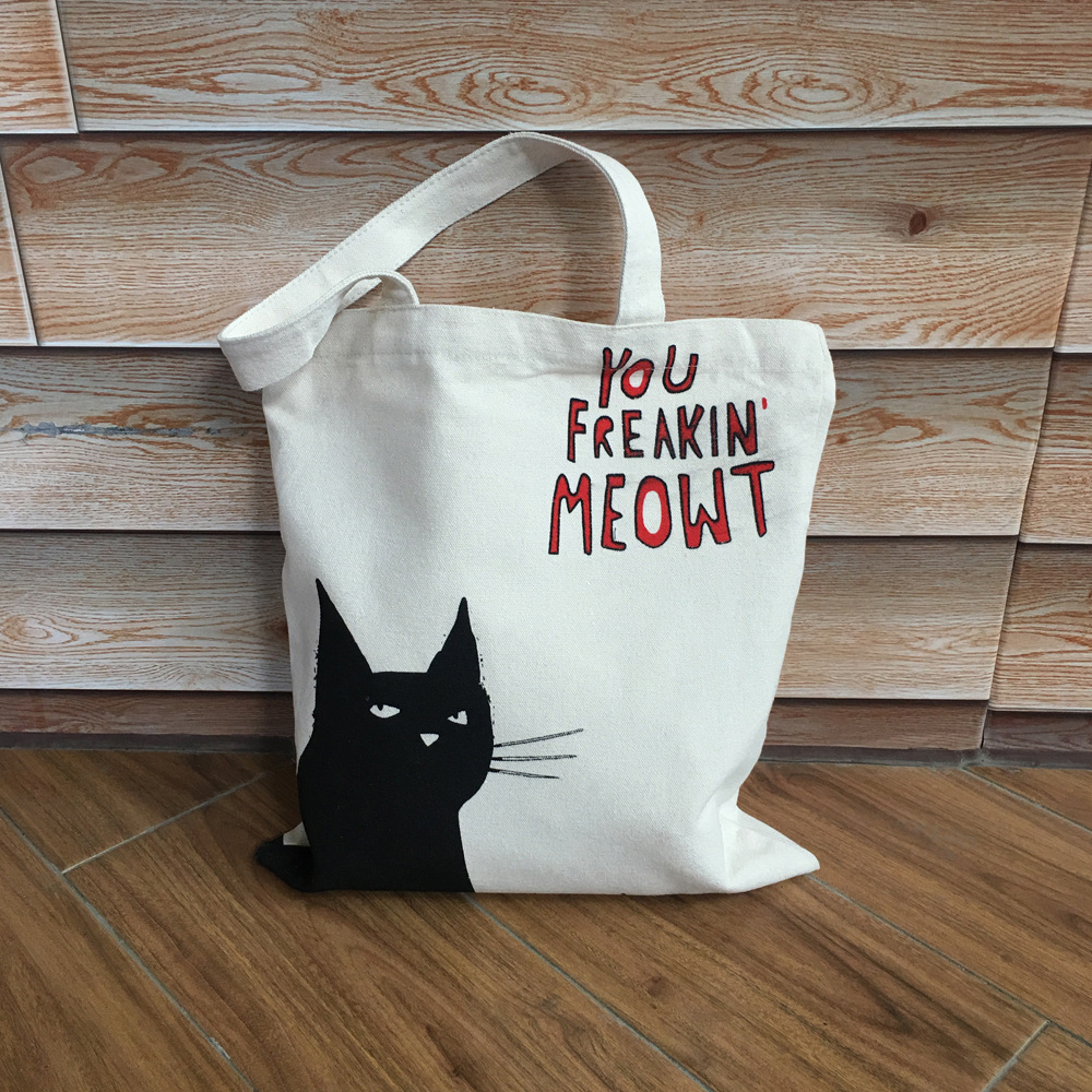 小布点全棉学生补习袋卡通印花收纳单肩便携手提帆布包袋厂家直销|ru