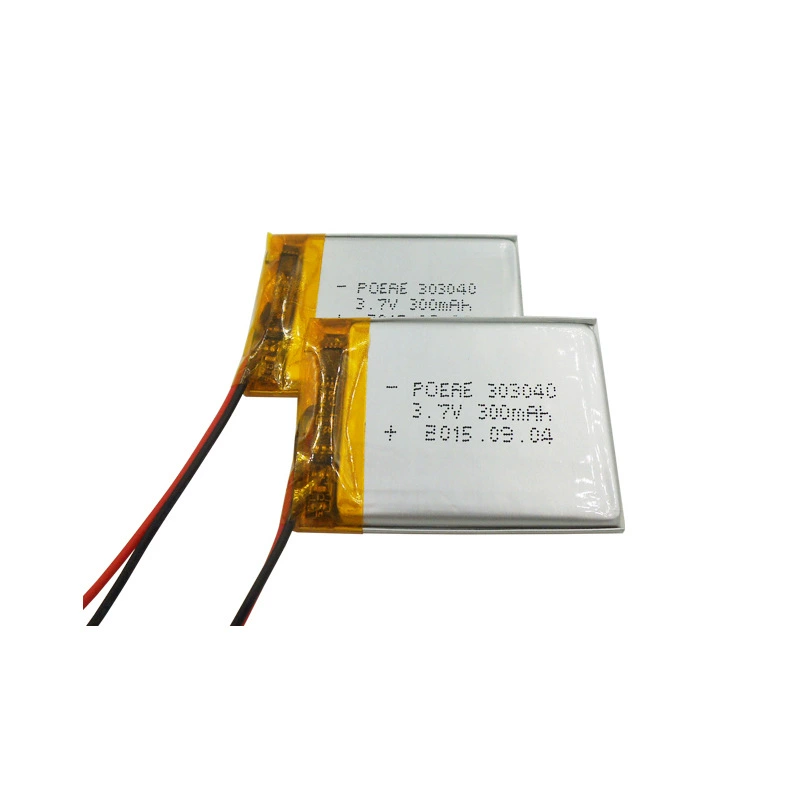 Малый полимерный аккумулятор 303040 3.7В 300mAh для смарт-носимого оборудования