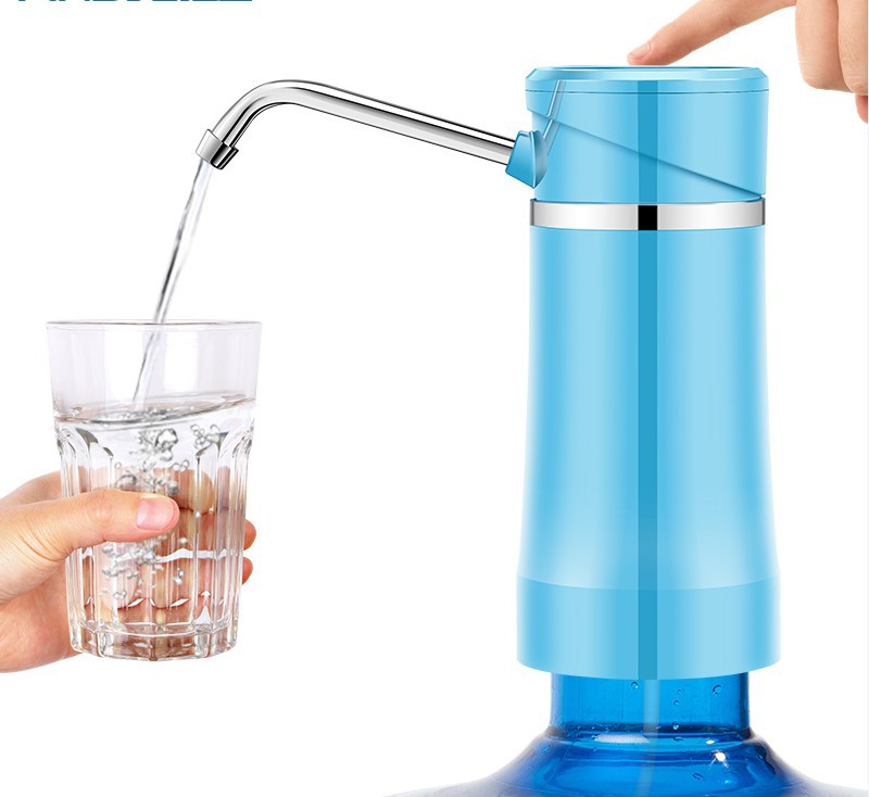 无线充电抽水器 电动桶装水饮水器 矿泉纯净水自动上水吸水压水器|ru