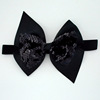 Children's flashing hair accessory, elastic headband with bow, European style, wholesale