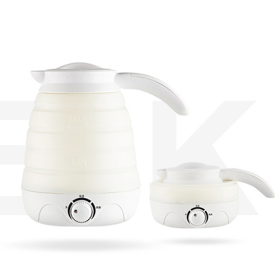 電熱水壺 出國旅行折疊矽膠便攜燒水壺 便攜小容量0.6L酒店禮品