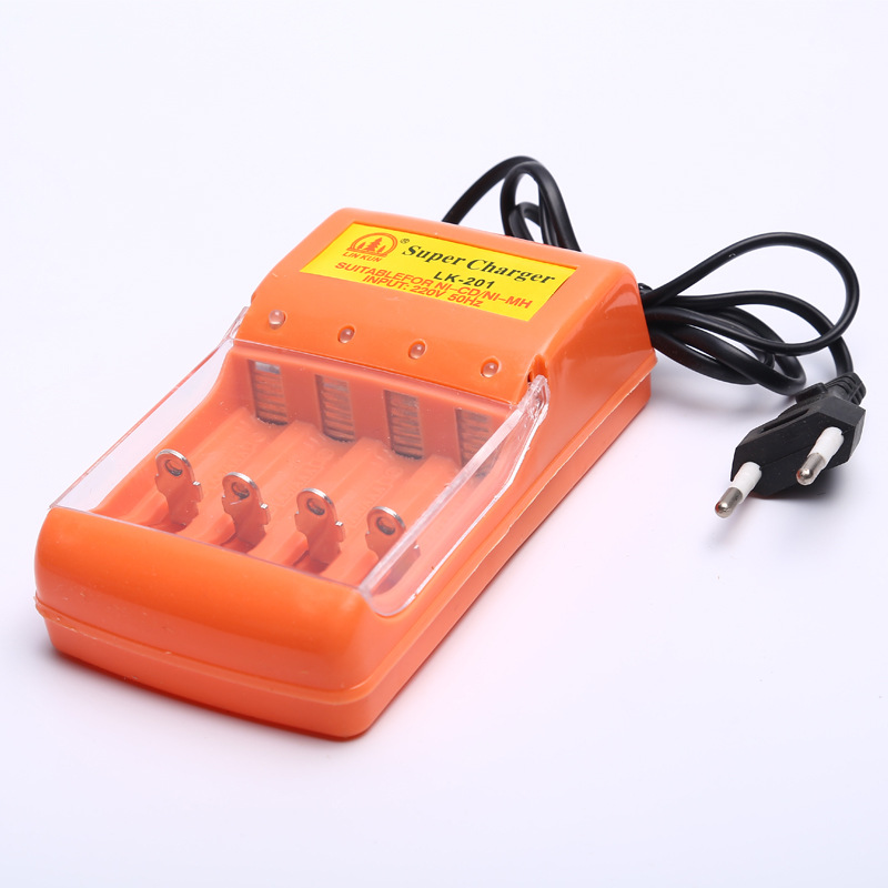 厂家批发充电器4槽带线镍镉电池充电器通用5号7号电动玩具充电器
