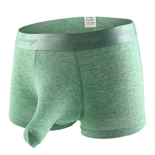 Men's underwear bullet separation boxer briefs sexy U protruding trousers boxer briefs elephant underwear airplane pants dropshipping 443