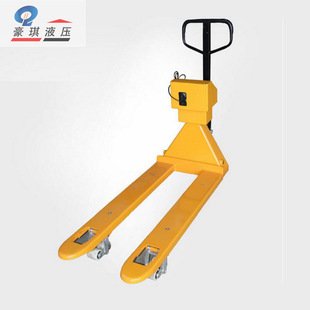 Manufacturers Wholesale Digital Scale Truck 2t3t Manual Hydraulic Weighing Transport Forklift Hand Pull Pallet Forklift