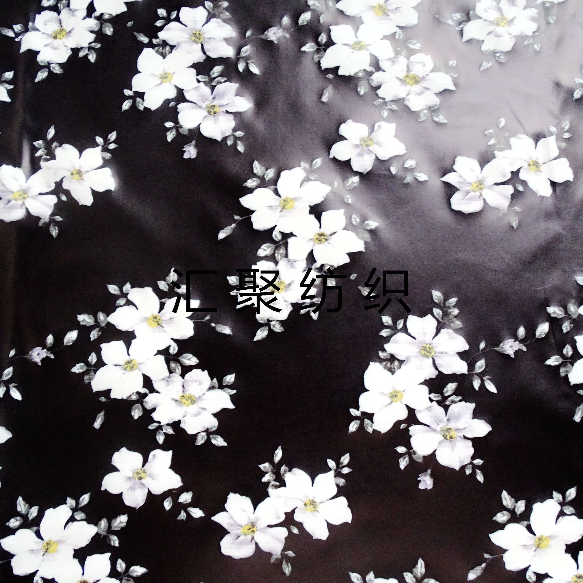 箱包革印花 皮革数码印花 皮革弱溶剂印花 PU革数码印花 黑底小花