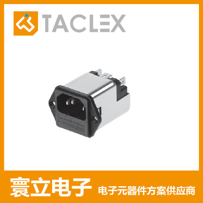 SS3系列  插座+保险丝 锁螺丝 短型 电源滤波器 IEC INLET FILTER