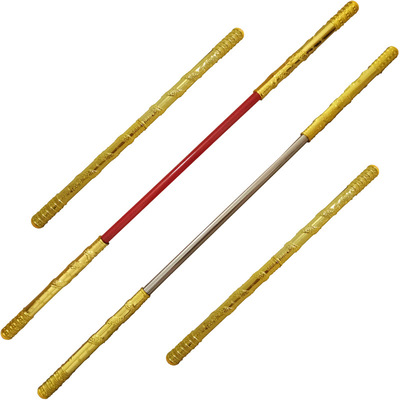 新款伸缩金箍棒玩具兵器不锈钢成人儿童孙悟空如意金箍棒庙会