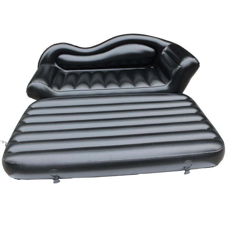 厂家现货批发PVC充气折叠沙发贵妃躺椅送充气泵|ru