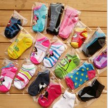 独立包装儿童船袜淘宝孕婴店赠品短袜游乐场赠品袜0-12岁卡通袜子