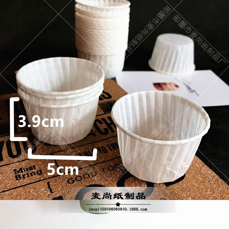 Papel alemán curling horneado taza de papel pastel de color taza de papel curling muffin Cupcake taza de papel 60 barriles