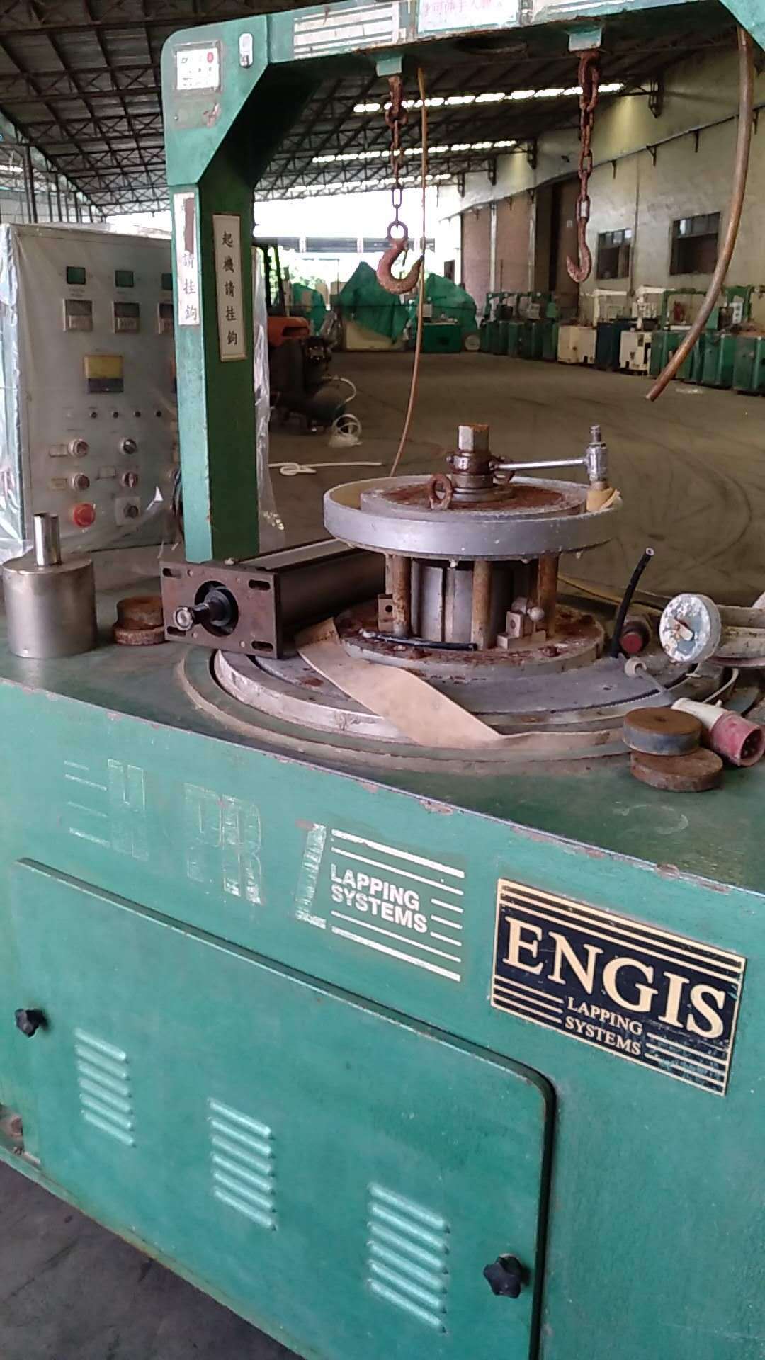 二手台湾 9s双面抛光机研磨机 游星轮直径 220mm