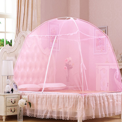 柳桥蒙古包蚊帐  1.8m床单双人家用 1.2学生宿舍1.5支架拉链露营|ms