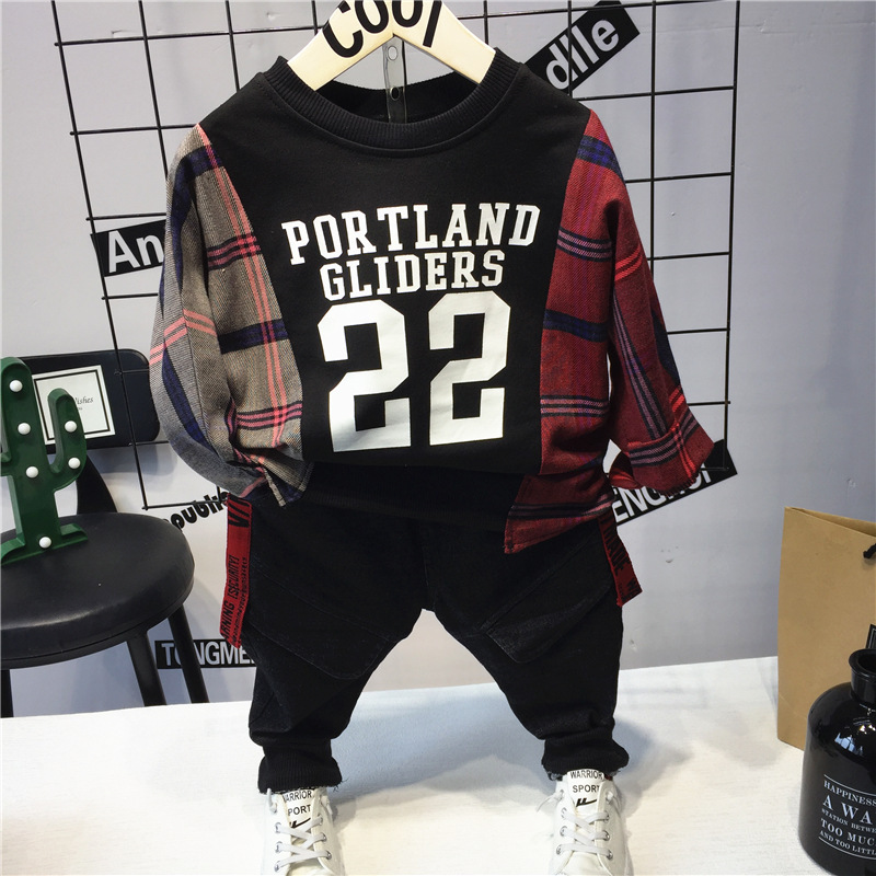 baby Children's clothing 2018 Autumn New products Korean Edition Boy Versatile Base coat C13176 C22011